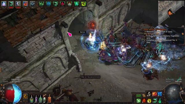 【Path of Exile】 Summoner zombie spectre Phantasm build (Necromancer) tier11 map смотреть онлайн