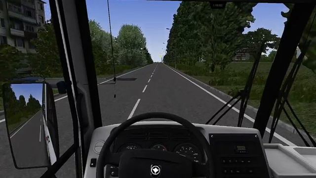 OMSI 2. ПАЗ 3204. Нигорск. Маршрут 3. смотреть онлайн