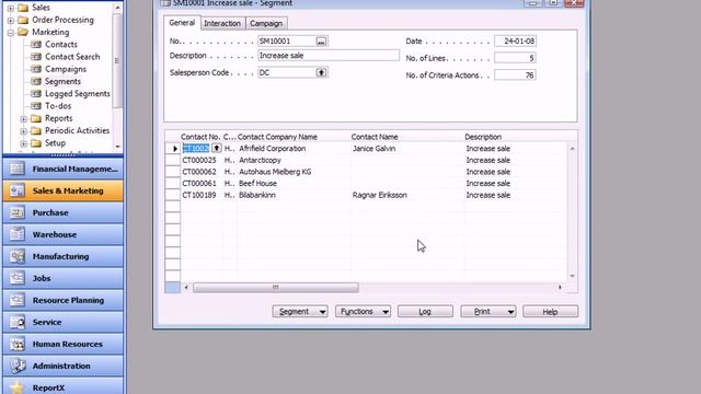 Short Demo, How to Export Navision data to Office смотреть онлайн
