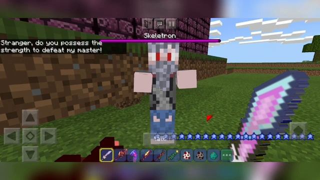 Minecraft pe Terraria MOD (Terraria Creatures + Weapons) смотреть онлайн