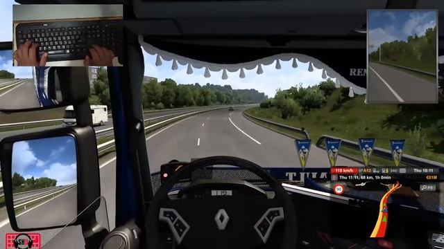 EURO TRUCK SIMULATOR 2 - RENAULT T смотреть онлайн