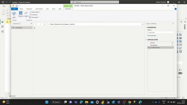 11. Count the number of Rows | Power Query Editor | Count Rows смотреть онлайн