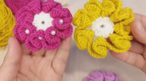 Цветок крючком - Вязание крючком для начинающих