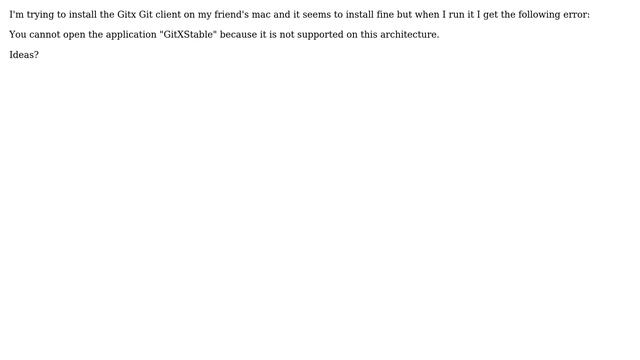 Apple: "not supported on this architecture" error (git) (2 Solutions!!) смотреть онлайн