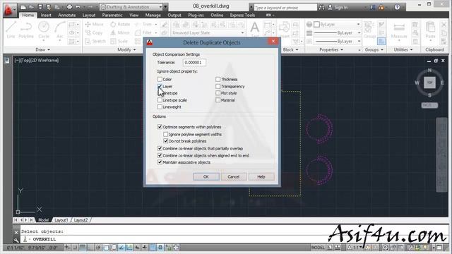 AutoCAD 2013 Advanced Training Bangla 09 Delete Duplicate objects tool in AutoCAD смотреть онлайн