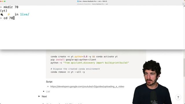 Live 70 · Upload Videos to YouTube with the Python API смотреть онлайн