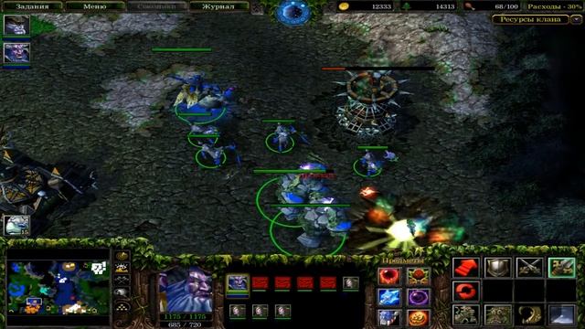 Warcraft 3: The Frozen Throne - [Ночные эльфы] №19 Тиренд спасена...ФИНАЛ! смотреть онлайн