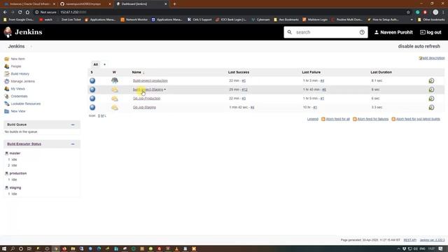Running Git-hub website using Docker and Jenkins on staging and production смотреть онлайн