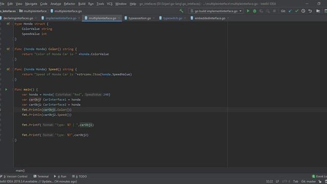 Go Interfaces in 22 minutes with Code and Example | Go polymorphism | Type Assertion смотреть онлайн