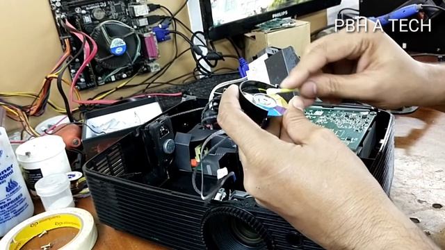 Optoma DLP projector repair Lamp error problem смотреть онлайн