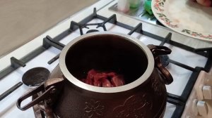 Азу по - татарски в Афганском казане