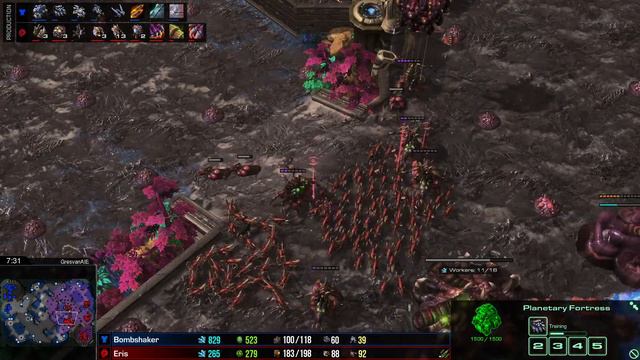 NUMBER ONE AI! - Starcraft 2 AI - Eris vs BombShaker смотреть онлайн