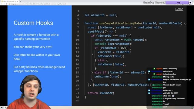 Reeling Your In On React Hooks: An Intro to React Hooks смотреть онлайн