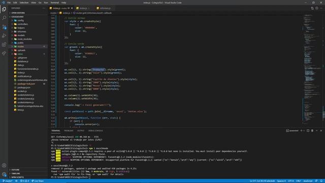 Crear archivos Excel con node.js (Fácil en pocos minutos) смотреть онлайн