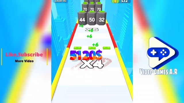 Digit Shooter 3D - Level Up Numbers' Run Race Video Stack Master Max Level Gameplay - All Levels смотреть онлайн