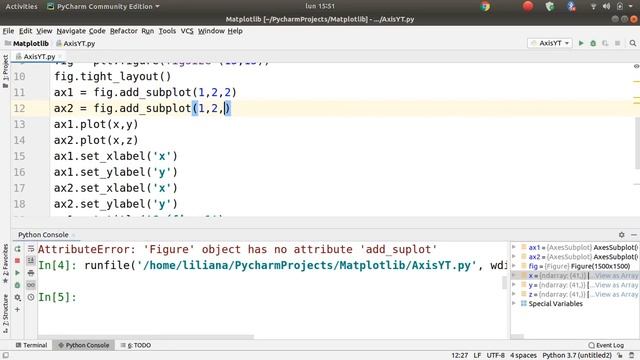 ?+ ? ¿Cómo acomodar las gráficas y cambiar el formato de los ejes? |Matplotlib | Python | Muy Básic смотреть онлайн
