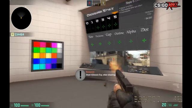 ★Как настроить прицел в CS:GO!?★Положение рук!?Лучший способ★ смотреть онлайн