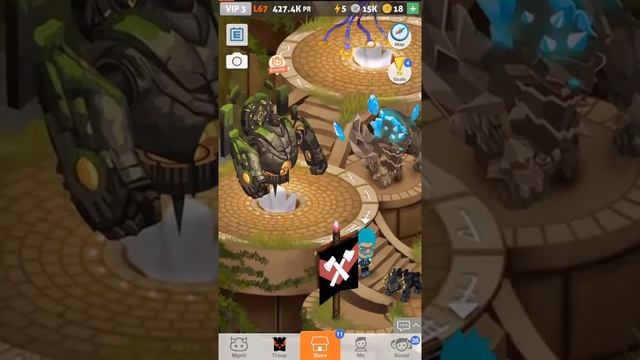 Battle Camp Crystal Siege day 2 rock team hit смотреть онлайн