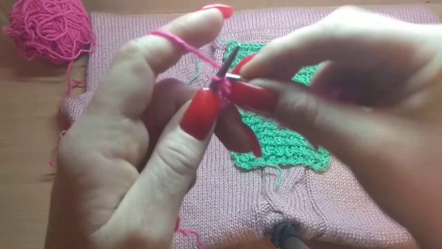 Простой детский узор спицами. смотреть онлайн
