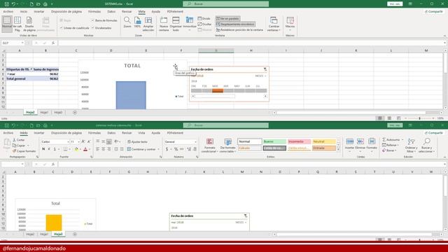 Excel.- Curso Excel Hojas y Libros Video 3.1 Visualizar y Navegar entre varios Libros смотреть онлайн