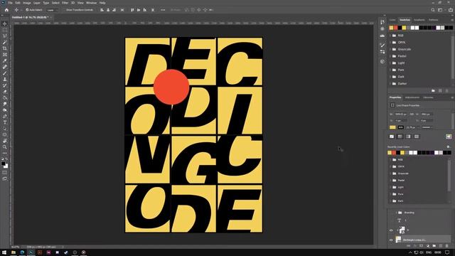 Poster Design - Decoding Code | Photoshop Speed Art смотреть онлайн