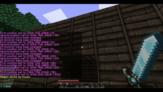 Minecraft tutorial: World Guard & Edit(protection) смотреть онлайн