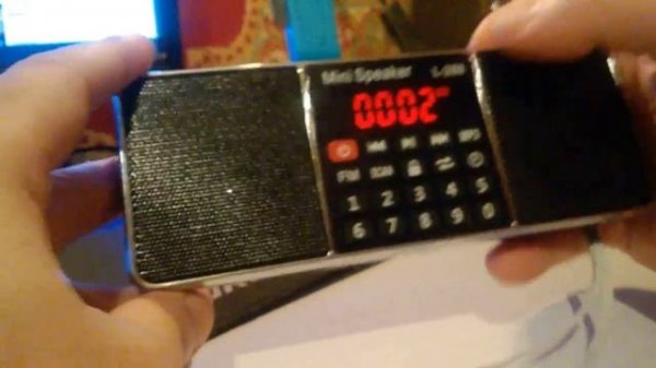 L-288 мини Портативный FM радио Динамик стерео Music Player с TFcard диск usb