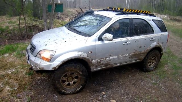 Kia Sorento BL | Киа Соренто - Болота СПб - к Менту/покатушки/оффроад/offroad/грязь смотреть онлайн
