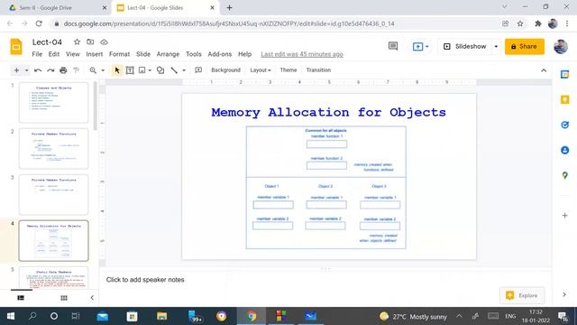 Objects and Classes | Static Data | Static Member Function смотреть онлайн