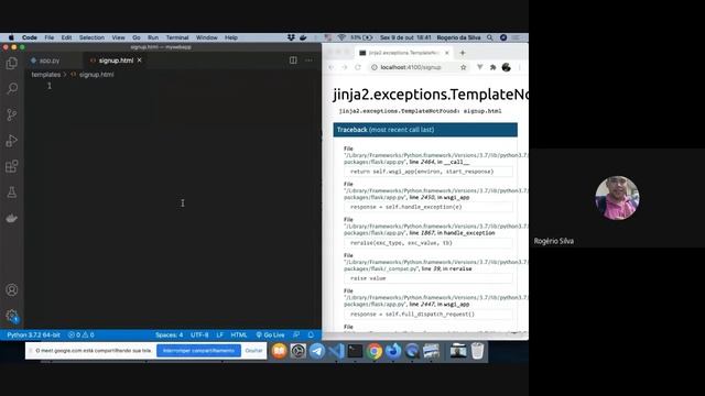 Série Flask #02 - Python Web com Flask (Rotas, Templates, Métodos HTTP) смотреть онлайн