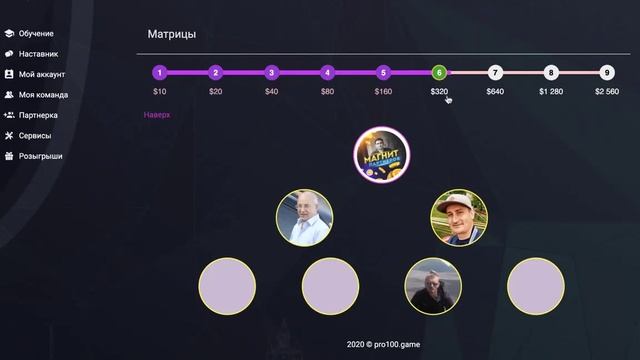 Отзыв. Как заработать в партнерской программе Pro100game 117 238 ₽ и активировать матрицу за 640$
