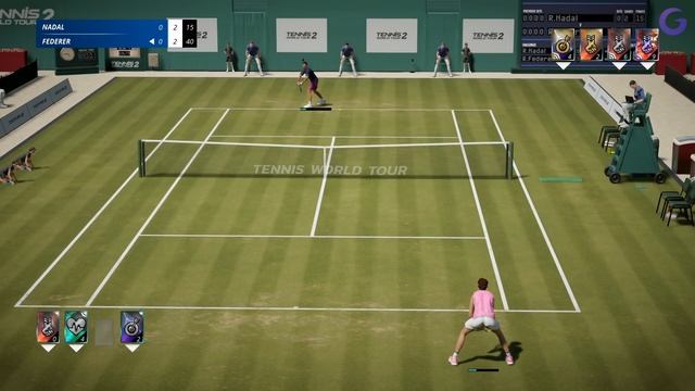 TENNIS WORLD TOUR 2 - Gameplay FR смотреть онлайн