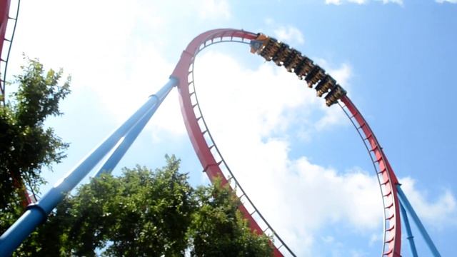 Горки супер восемь Порт Авентура (PortAventura) Испания смотреть онлайн