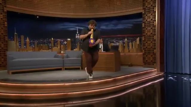 Jack Black performs Ali-A Theme on Sax-A-Boom (MEME) смотреть онлайн