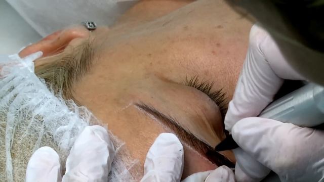 Перманентный макияж бровей в технике 'волоски' с эффектом 3D в стиле naturel1 смотреть онлайн