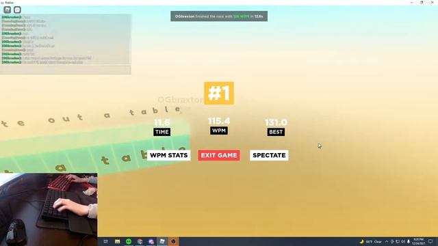 Type Race 126WPM 2 keyboards | roblox смотреть онлайн