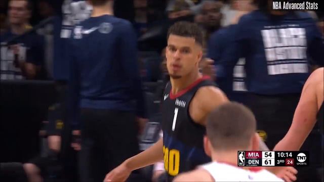 Nikola Jokic 18 pts 11 rebs 7 asts vs Heat 23/24 season смотреть онлайн