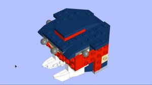 Sea Emperor Leviathan LEGO 31088 Alternate Digital Build