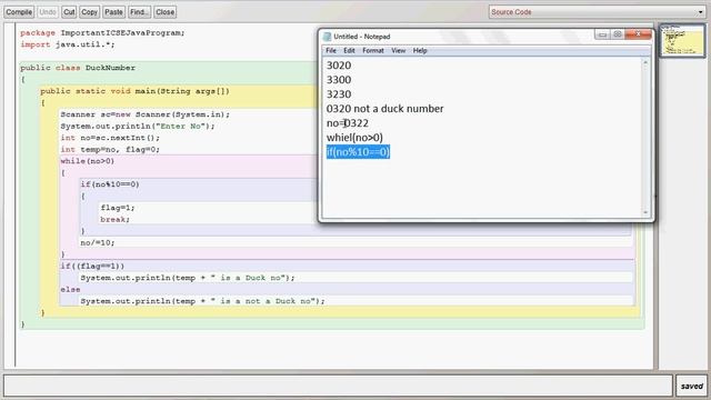 Duck Number in Java смотреть онлайн