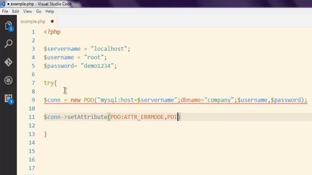 PHP 7 MySQL PDO Connect смотреть онлайн