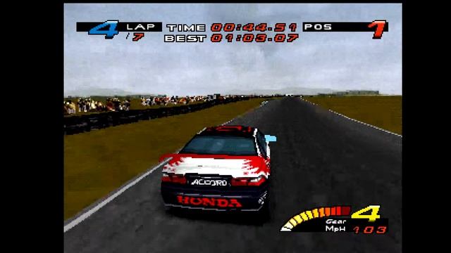 TOCA Touring Car Championship Gameplay - Snetterton - Race 2 - Honda Accord смотреть онлайн