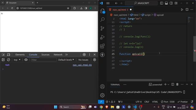 What are null, undefined and NaN values in javascript | Explained смотреть онлайн