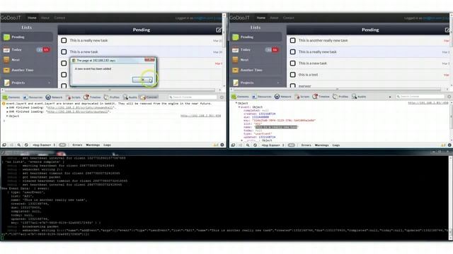GoDoo, NodeJS, MongoDB and Socket.IO смотреть онлайн