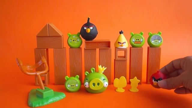 Angry Birds: Knock On Wood Game Playset Real Life Playing Toy in Action Unboxing Review Brinquedo смотреть онлайн
