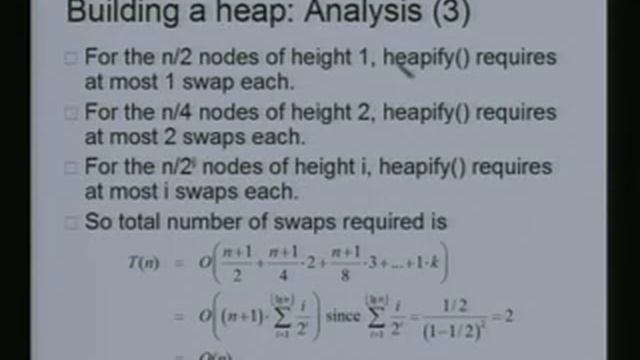 Lecture - 21 Binary Heaps смотреть онлайн