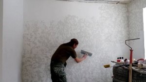 карта мира нанесение простой финишной шпаклёвкой