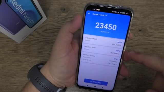 Синтетические тесты Xiaomi Redmi Note 9T 5G ► AnTuTu / Geakbech / Speedtest смотреть онлайн