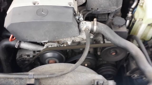 MERCEDES-BENZ C180 W202 1.8 LITER ENGINE STARTING, RUNNING, EXHAUST SOUND
