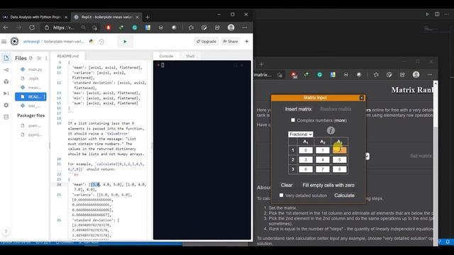 Solving Mean-Variance-Standard Deviation Calculator смотреть онлайн