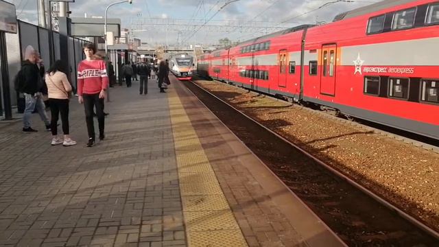 Прибытие Поезда Эп2д на Станцию Одинцово // 31 Мая 2021 смотреть онлайн